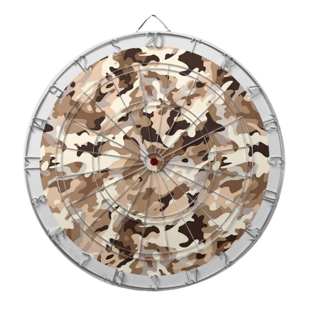 Militär Camo Dartboard Darttavla (Framsidan)
