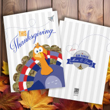 Militär Camo för Luft-styrkan Happy thanksgiving T