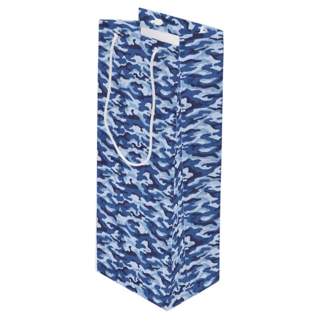 Militär Camo Gift Bag (Framsidan Vinklad)