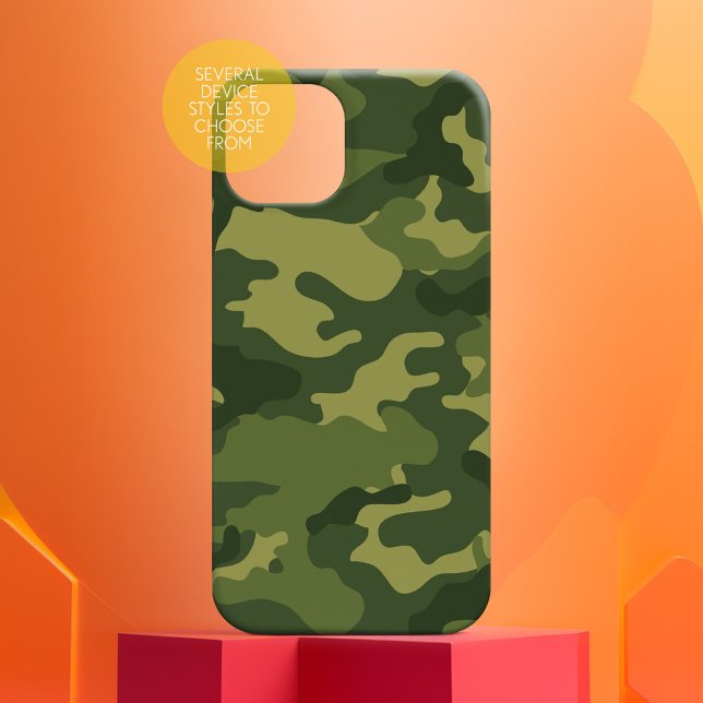 Militär Camo Mönster (Personalized Phone Case with Custom Text)