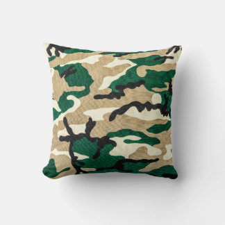 Militär Camo Pillow Army Camouflage Dekorativ kudd Kudde