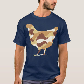 Militär Chicken Camo Manar Skriv ut US Hen Fowl Gi T Shirt