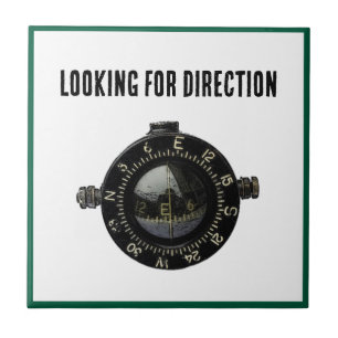 Militär Compass Survival Navigation Äventyr Kakelplatta
