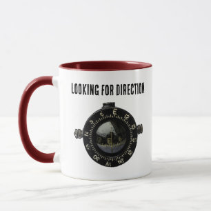 Militär Compass Survival Navigation Äventyr Mugg