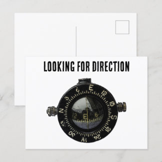 Militär Compass Survival Navigation Äventyr Vykort