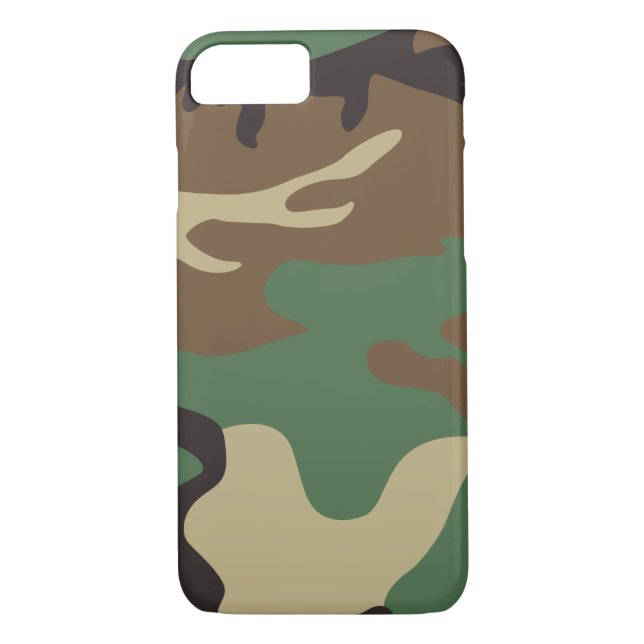 Militär designkamouflagecoola Case-Mate iPhone skal (Baksida)