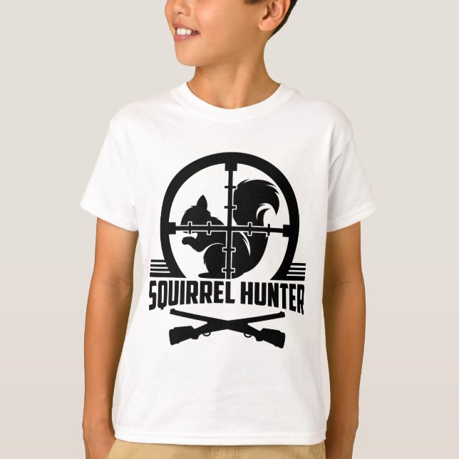 Militär ekorre AR15 Gun Skydda Nöt T Shirt (Framsida)
