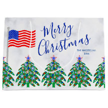 Militär eller militär i Patriotic Julgran