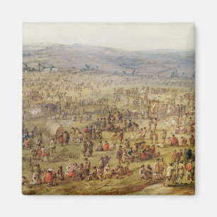 Militär Encampment Magnet