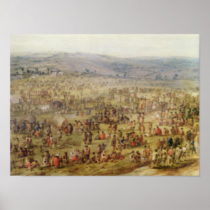 Militär Encampment Poster