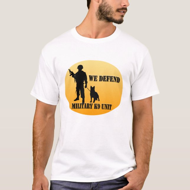 Militär enhet K9 Tröja (Framsida)