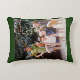 MILITÄR FAMILJDEKORATIV KUDDE FÖR TACK