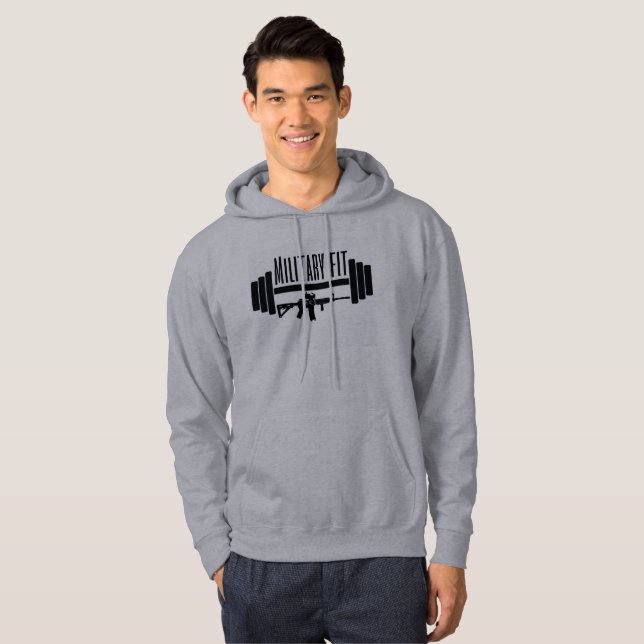 Militär färdig HOODIE (Hel framsida)