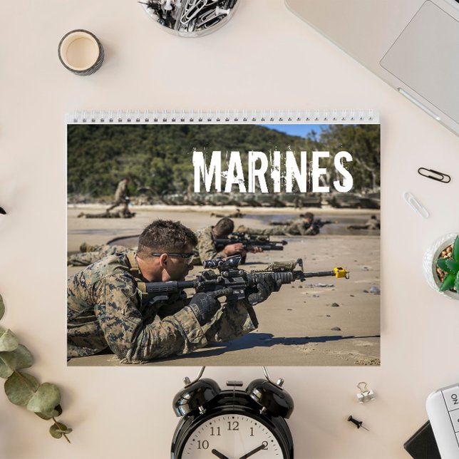 Militär foto-kalender för marinsoldater kalender (Skapare uppladdad)