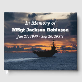 Militär Frakt vid Sea Veteran Gästböcker