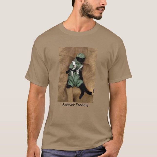 Militär Freddie T-tröja T Shirt (Framsida)