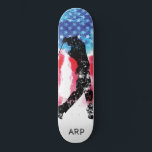 *~* Militär Golf Rött vitt blått Flagga Mini Skateboard Bräda 18,5 Cm<br><div class="desc">* Patriotisk amerikansk Flagga med svart Golfer/Golf silhouette . . Denna utformning är utmärkande för den amerikanska Flagga USA flagga, även känd som Old glory och Stars och stripes. Denna amerikanska vattenfärgsdesign omfattar färg Rött vitt blått i form av stjärnor och strimlade Flagga. * Underbar för den 4 juli i...</div>