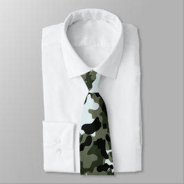 Militär Grönt Camo Neck Tie Slips