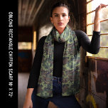 Militär Grönt Camouflage Chiffon Sjal<br><div class="desc">Militär Grönt Camouflage Chiffon Scarf. Roligt för varje videokamera älskare. Visa alla mina butiker här https://bit.ly/SandyspiderStores</div>