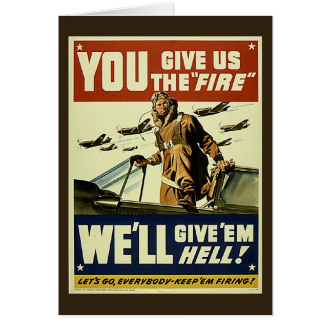 Militär Hälsningskort (Framsidan)