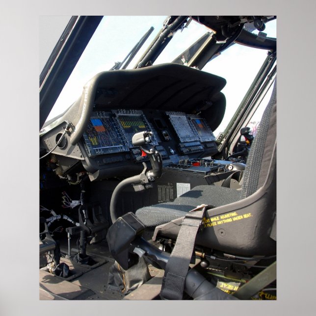 Militär helikopter poster (Framsidan)