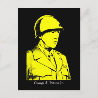 Militär Hero - general Patton Vykort