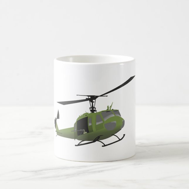 Militär hueyhelikopter kaffemugg (Center)