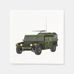 Militär Hummer Papper Napkins Pappersservett