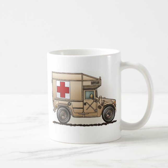 Militär Hummerambulansmugg Kaffemugg (Höger)