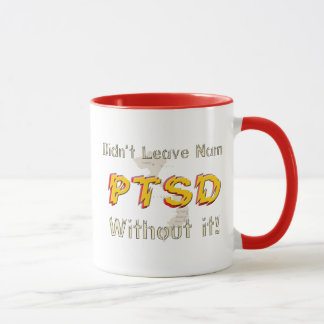 Militär humoristisk PTSD-kaffekopp Mugg