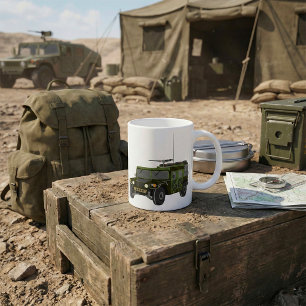 Militär Humvee terränggående taktiskt fordon Kaffemugg