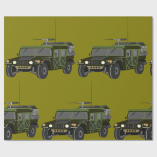 Militär Humvee Terränggående Taktiskt Fordon Presentpapper