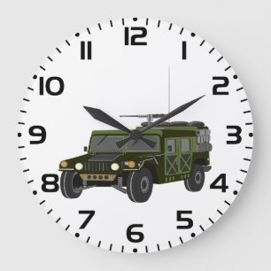 Militär Humvee terränggående taktiskt fordon Stor Klocka