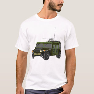 Militär Humvee terränggående taktiskt fordon T Shirt