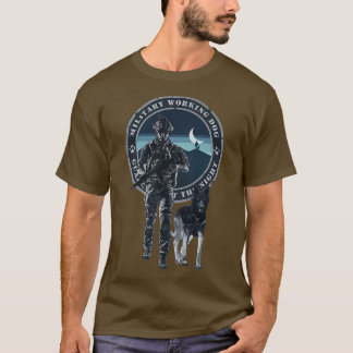 Militär hund- och MWD-hanterare T Shirt