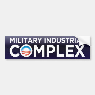 Militär industriell komplex Obama bildekal