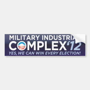 Militär industriell komplexbildekal 2012 bildekal