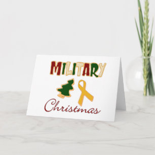 Militär jul helgkort