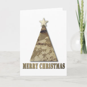 Militär jul helgkort