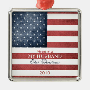 Militär jul julgransprydnad metall