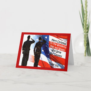 Militär julkort helgkort