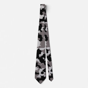 Militär kamouflage av Camo Grått Slips