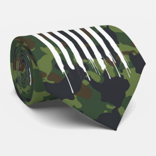 Militär kamouflage Camo White US Flagga Slips