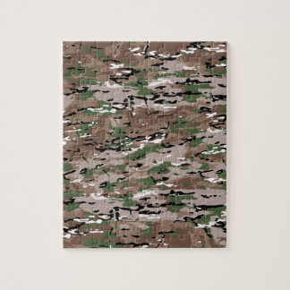 Militär kamouflage Fabric Pussel