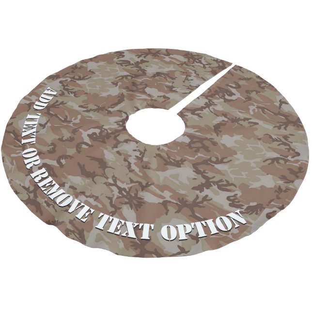 Militär kamouflage för skogsmark julgransmatta borstad polyester (Vinklad)