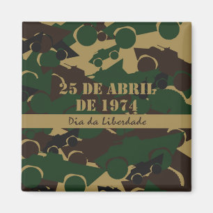 Militär kamouflage fordon mönster magnet