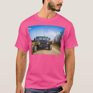 Militär kamouflage HMMV Hummer Long T Shirt