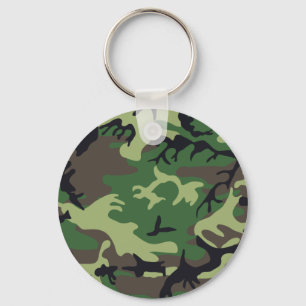 Militär kamouflage Keychain Nyckelring