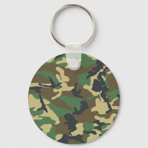 Militär kamouflage Keychain Nyckelring