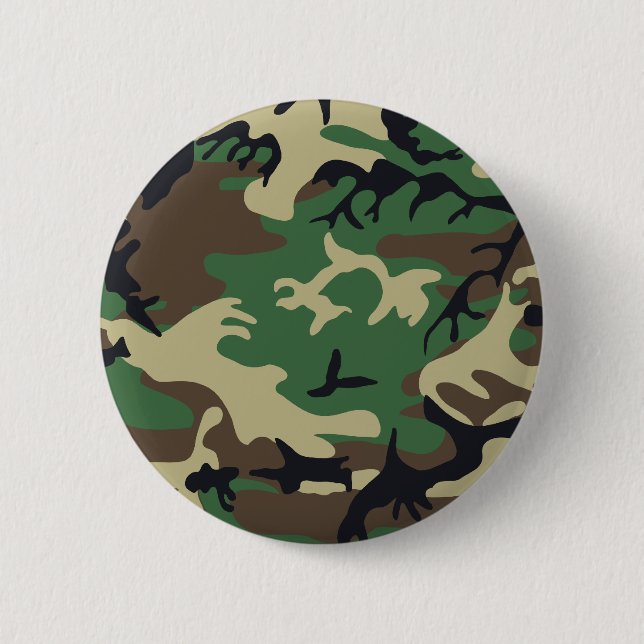 Militär kamouflage knapp (Framsida)